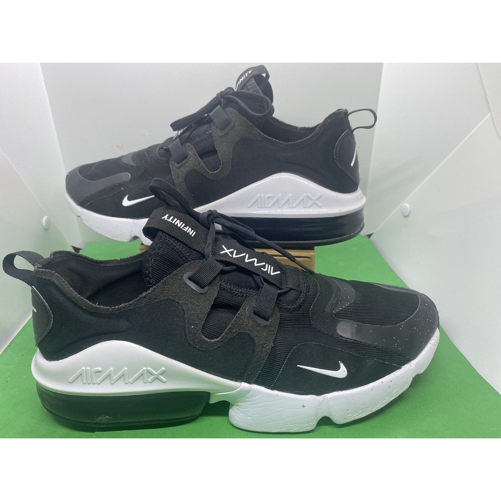 Nike Air Max Infinity Black/White Sneakers BQ3999-003 Sz 12
